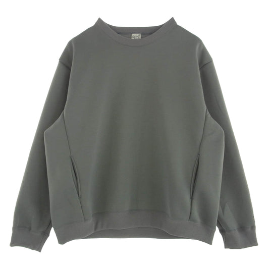 CALEE キャリー MULTI WAY DOUBLE KNIT CREW NECK SW マルチ ウェイ ダブル ニット クルーネック スウェット グリーン系 XL【中古】