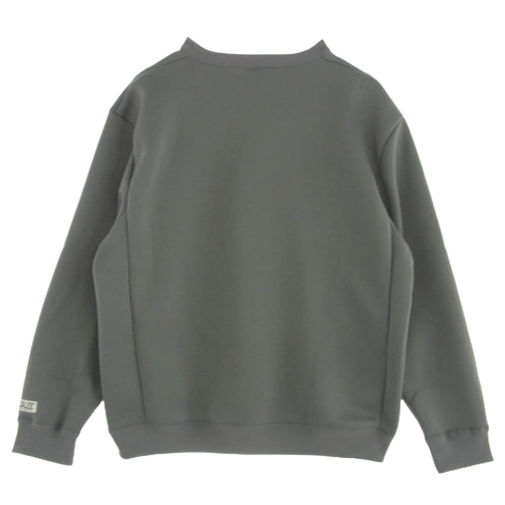 CALEE キャリー MULTI WAY DOUBLE KNIT CREW NECK SW マルチ ウェイ ダブル ニット クルーネック スウェット グリーン系 XL【中古】
