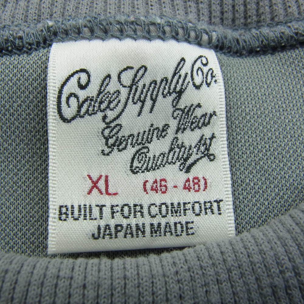 CALEE キャリー MULTI WAY DOUBLE KNIT CREW NECK SW マルチ ウェイ ダブル ニット クルーネック スウェット グリーン系 XL【中古】