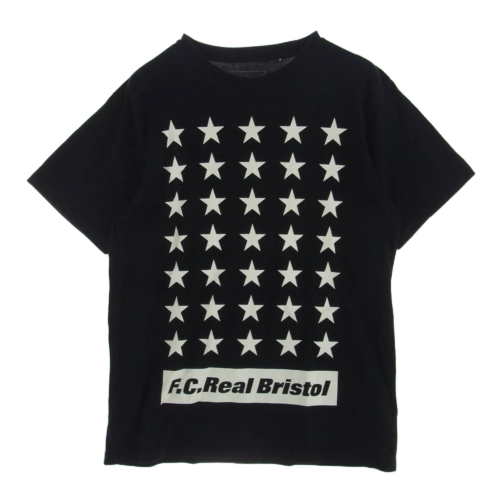 F.C.R.B. エフシーアールビー FCRB-160030 Star Print Tee スタープリント 半袖 カットソー Tシャツ ブラック系 S【中古】