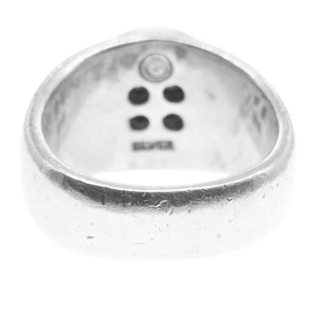GARNI ガルニ ボタン リング シルバー シルバー系 13号【中古