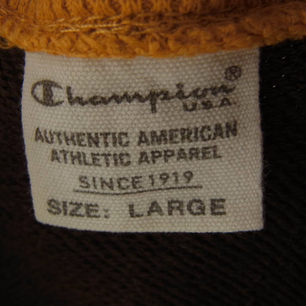 Champion チャンピオン C8-N032R コットン ダブルジップ トラック ジャケット ブルゾン ブラウン系 L【中古】