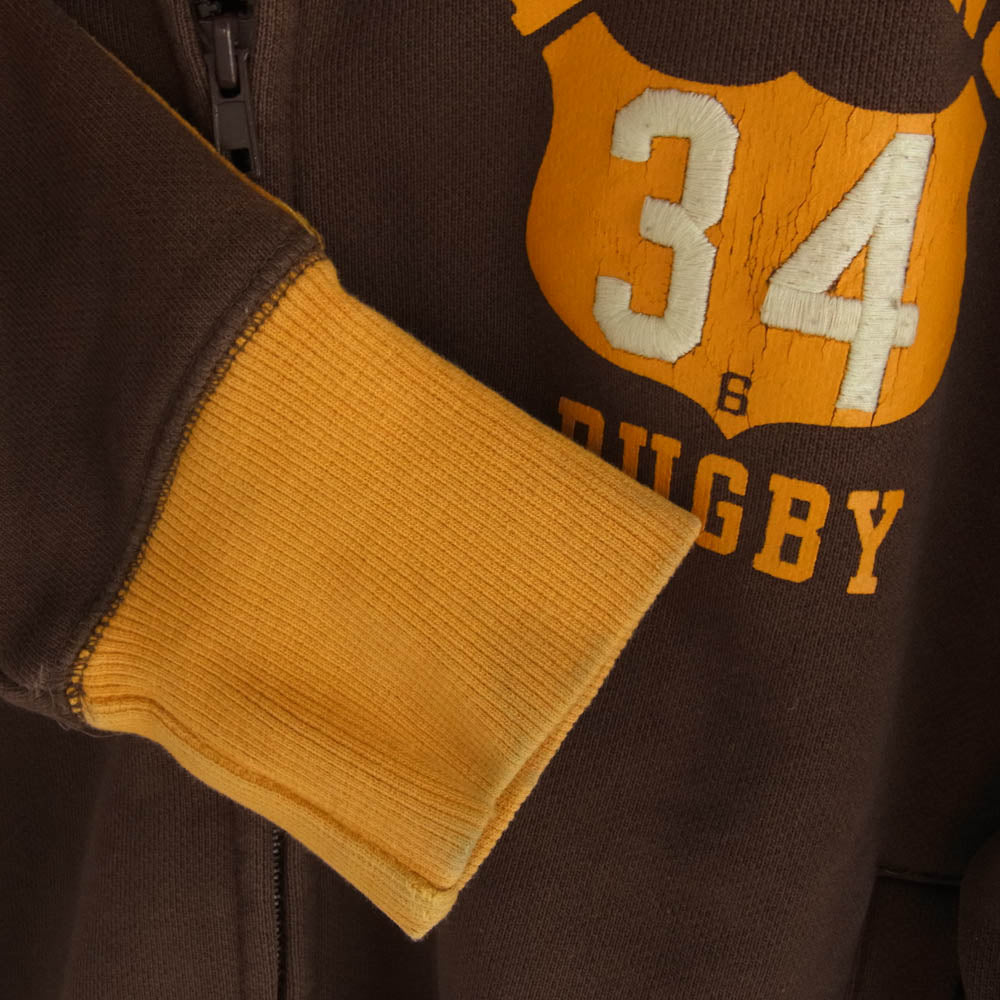 Champion チャンピオン C8-N032R コットン ダブルジップ トラック ジャケット ブルゾン ブラウン系 L【中古】