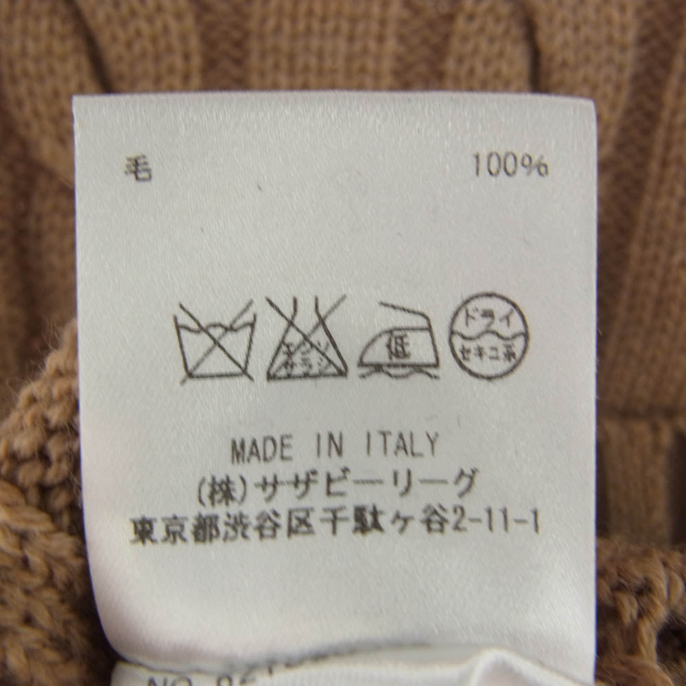 Ron Herman ロンハーマン WOOL ウール ケーブルニット ブラウン系【中古】