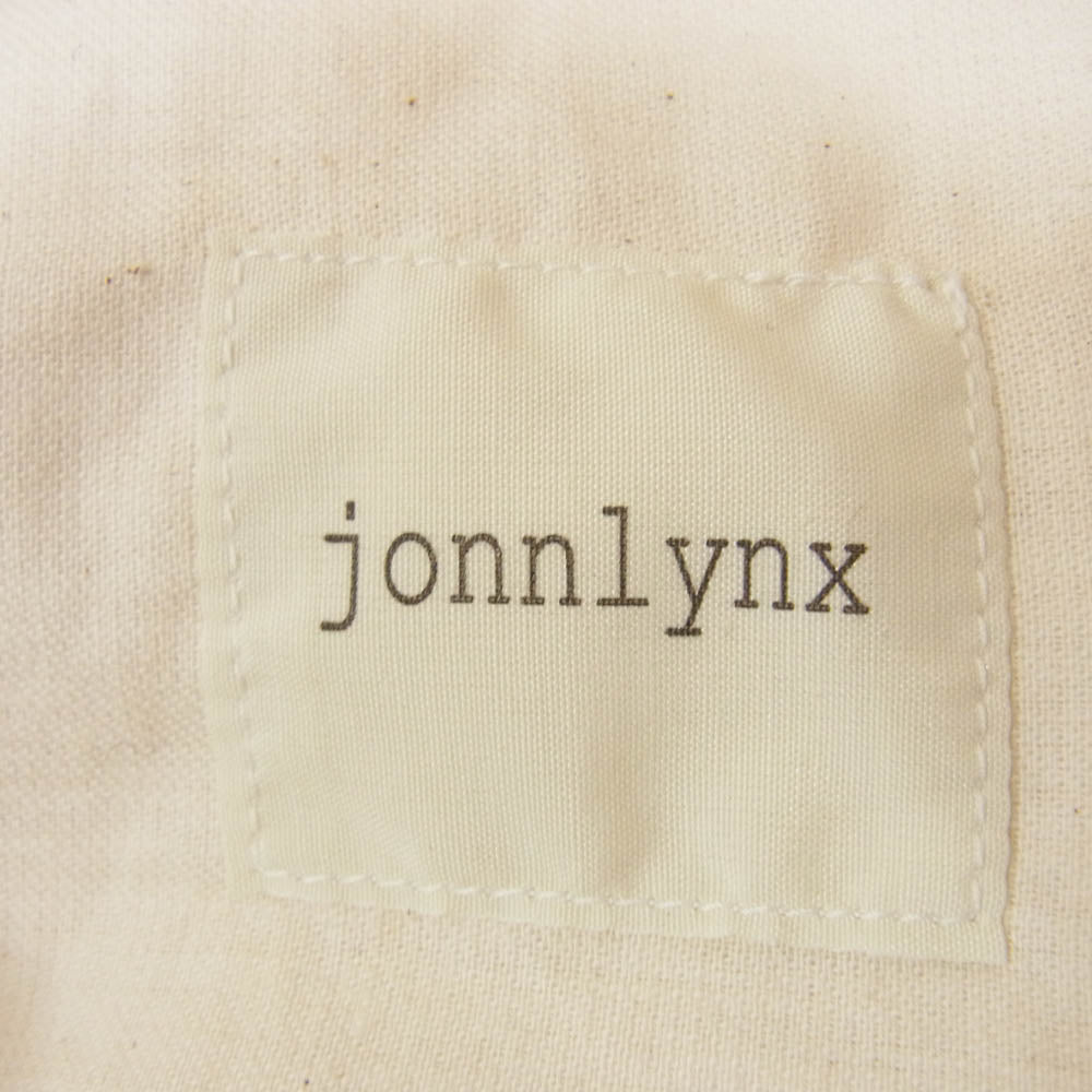 ジョンリンクス JL106-PT159 リネン 裏地シルク グルカ ベルテッド パンツ オフホワイト系 M【中古】