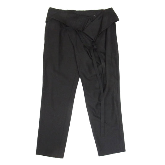 ジョンリンクス JL107-PT279 silk wool pants シルク ウール テーパード パンツ ブラック系 M【中古】