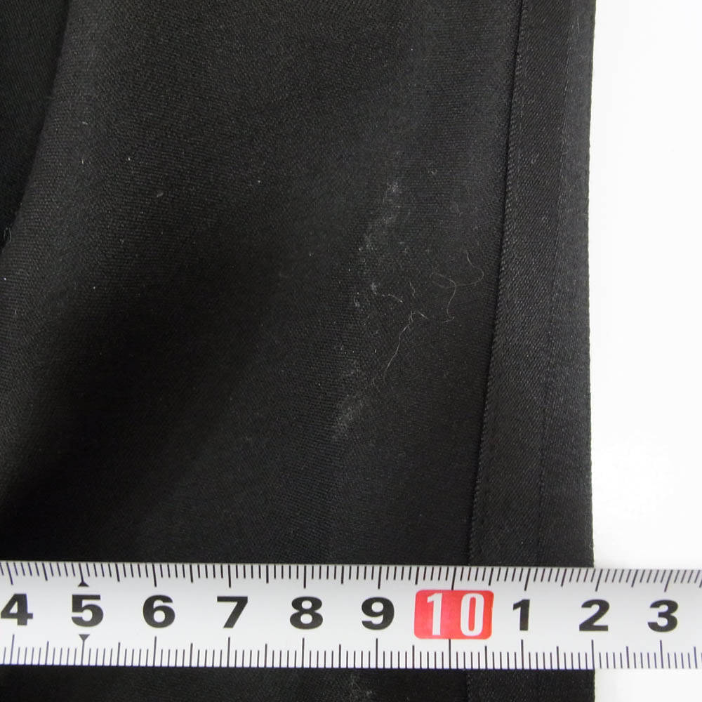 ジョンリンクス JL107-PT279 silk wool pants シルク ウール テーパード パンツ ブラック系 M【中古】
