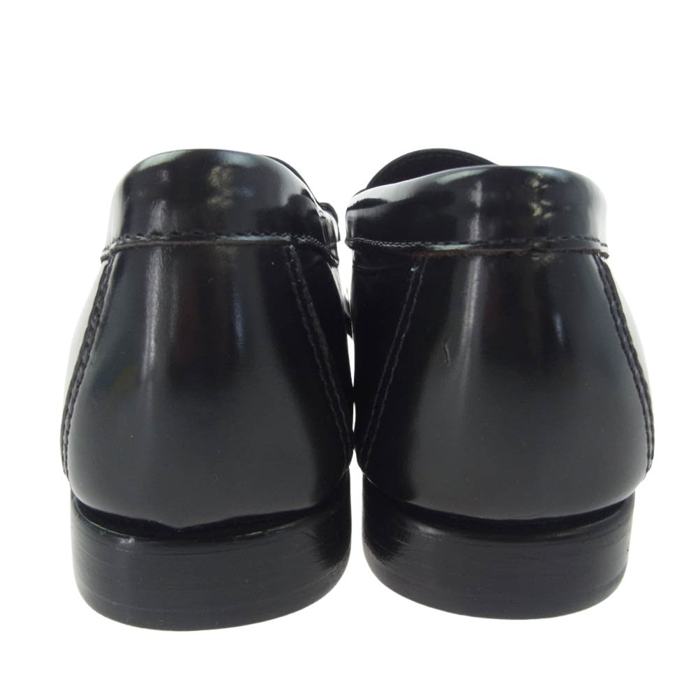 G.H.BASS & COMPANY ジーエイチバス WAYFARER レザー ローファー ブラック系 7【中古】