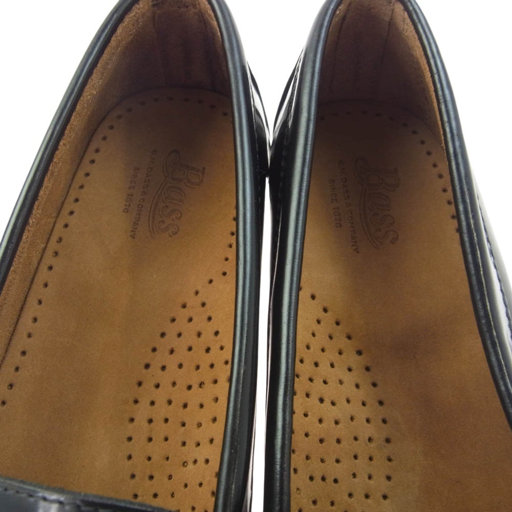 G.H.BASS & COMPANY ジーエイチバス WAYFARER レザー ローファー ブラック系 7【中古】