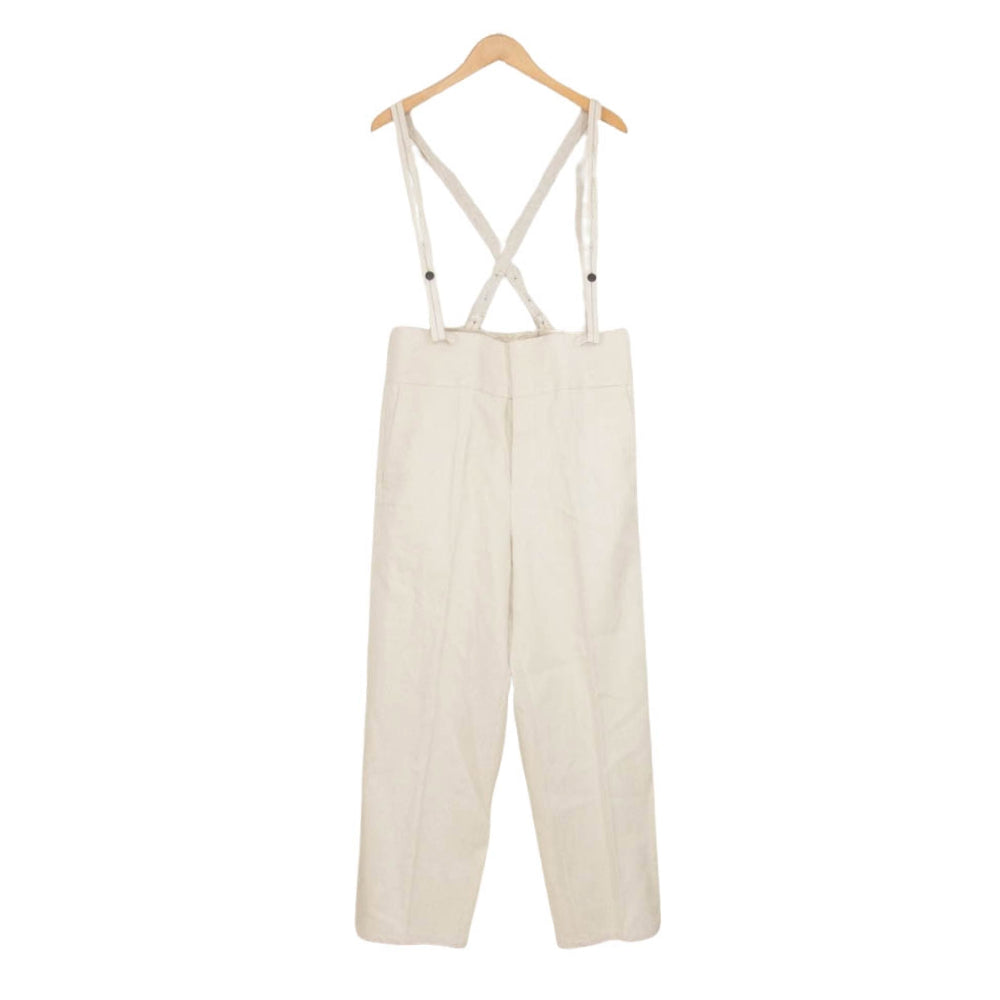 ジョンリンクス JL201-PT560 サスペンダー デニムパンツ オフホワイト系 M【中古】