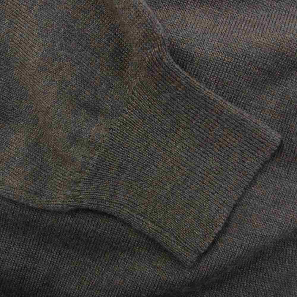 グランサッソ イタリア製 モックネック セーター ニット ダークブラウン系【中古】