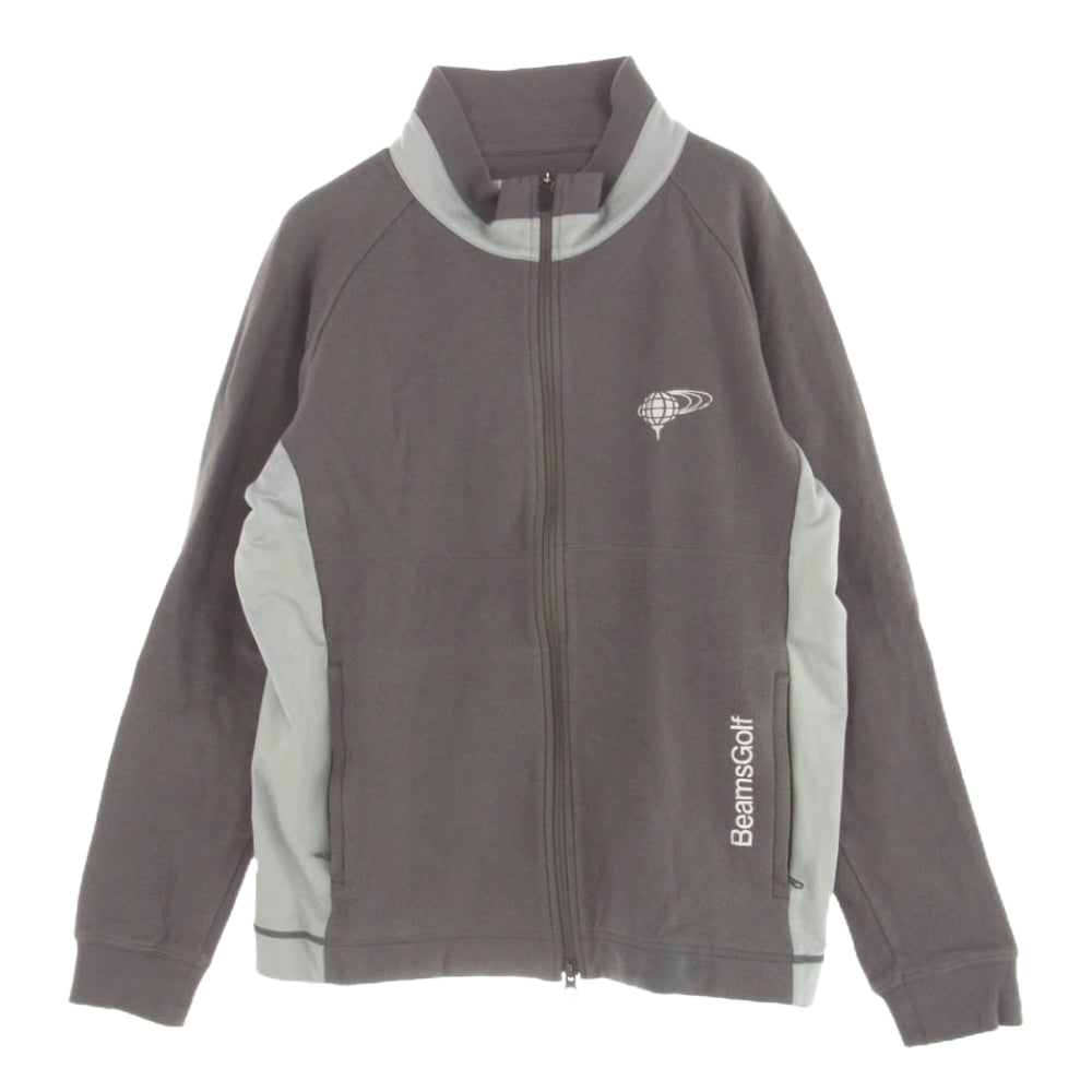 ビームスゴルフ ORANGE LABEL フリース ジャケット ダークブラウン系 M【中古】