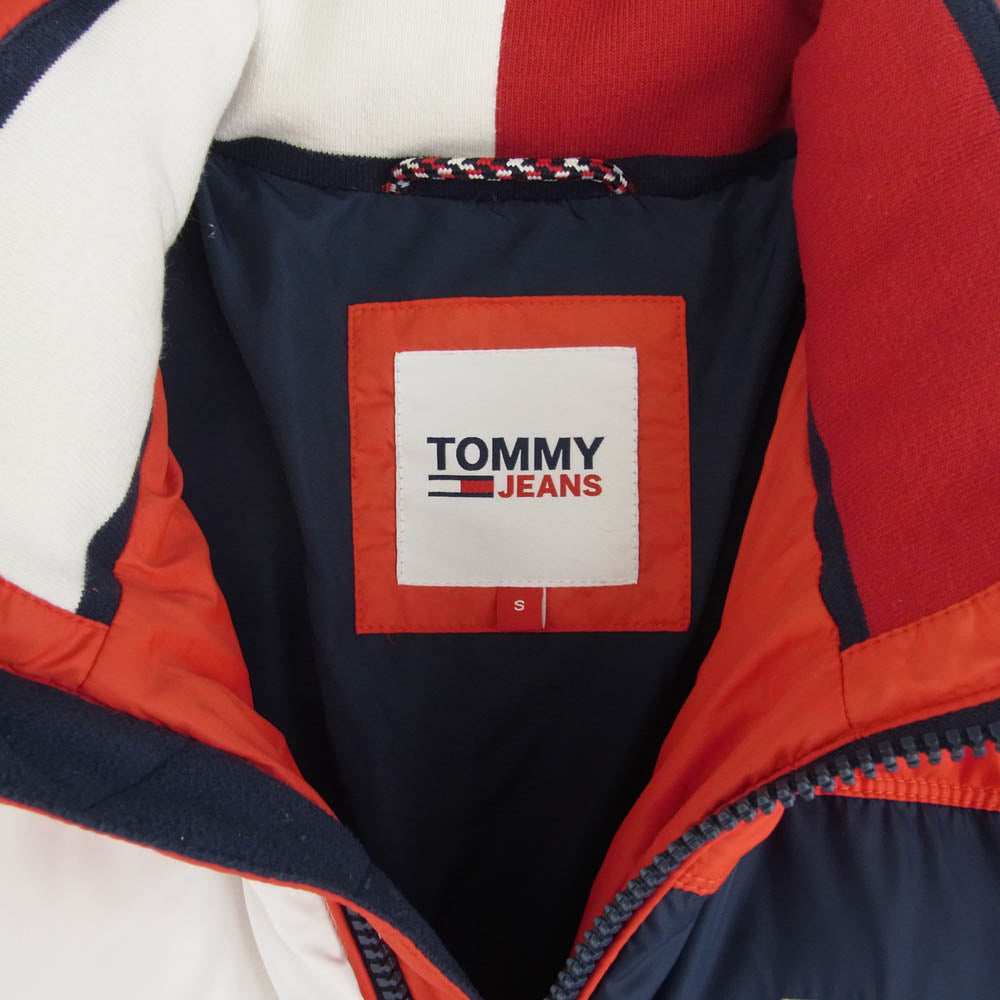 TOMMY トミー 4500324935 JEANS ジーンズ ダウン ジャケット レッド S レッド系 S【中古】