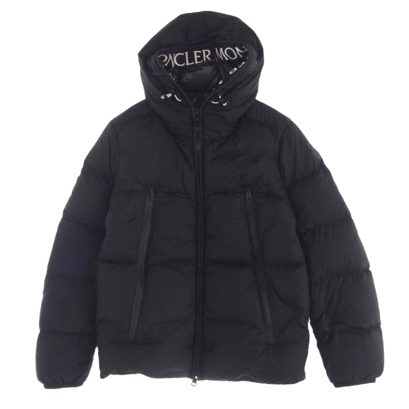 MONCLER モンクレール 19AW E20914194385 C0300 MONTCLA フーデッド ナイロン ダウン ジャケット ブラック 1 ブラック系 1【中古】