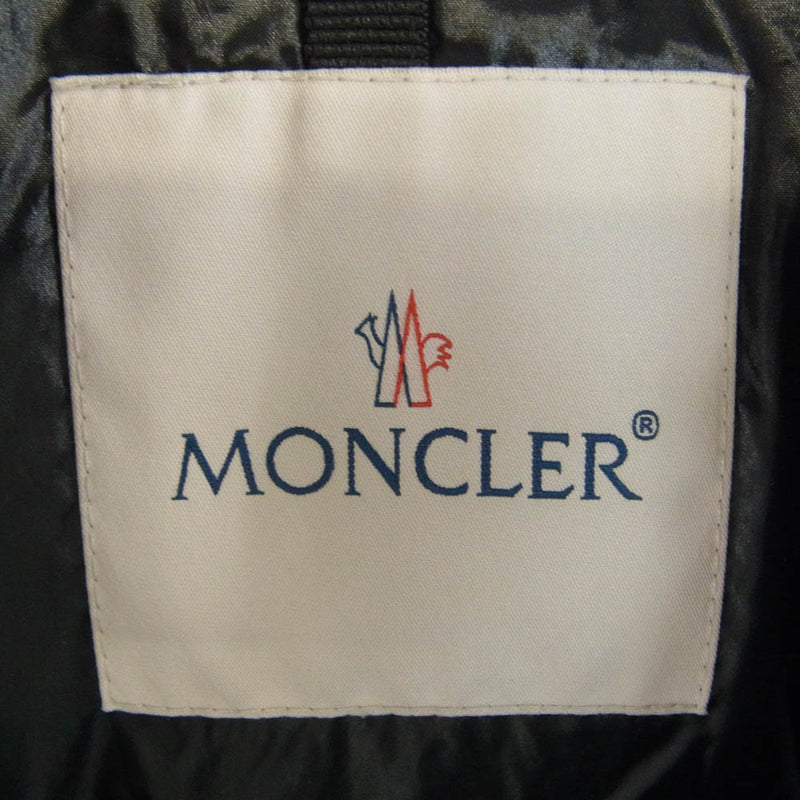 MONCLER モンクレール 19AW E20914194385 C0300 MONTCLA フーデッド ナイロン ダウン ジャケット ブラック 1 ブラック系 1【中古】