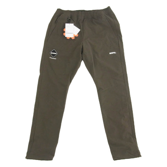 F.C.R.B. エフシーアールビー FCRB-242057  LYCRA TRACK PANTS トラック パンツ カーキ系 M【新古品】【未使用】【中古】