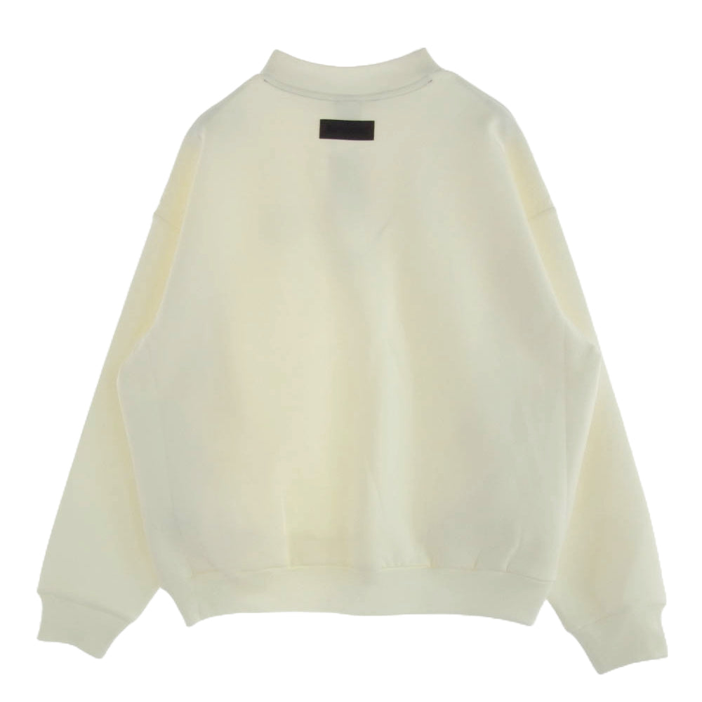 F.C.R.B. エフシーアールビー 24SS FCRB-240040　 TECH SWEAT TEAM CREWNECK BAGGY TOP テック スウェット クルーネック バギー トレーナー オフホワイト系 M【新古品】【未使用】【中古】