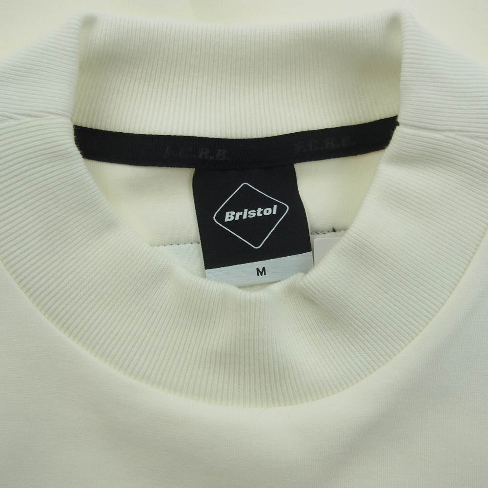 F.C.R.B. エフシーアールビー 24SS FCRB-240040　 TECH SWEAT TEAM CREWNECK BAGGY TOP テック スウェット クルーネック バギー トレーナー オフホワイト系 M【新古品】【未使用】【中古】