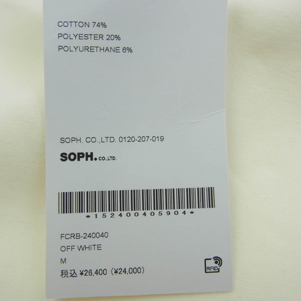 F.C.R.B. エフシーアールビー 24SS FCRB-240040　 TECH SWEAT TEAM CREWNECK BAGGY TOP テック スウェット クルーネック バギー トレーナー オフホワイト系 M【新古品】【未使用】【中古】