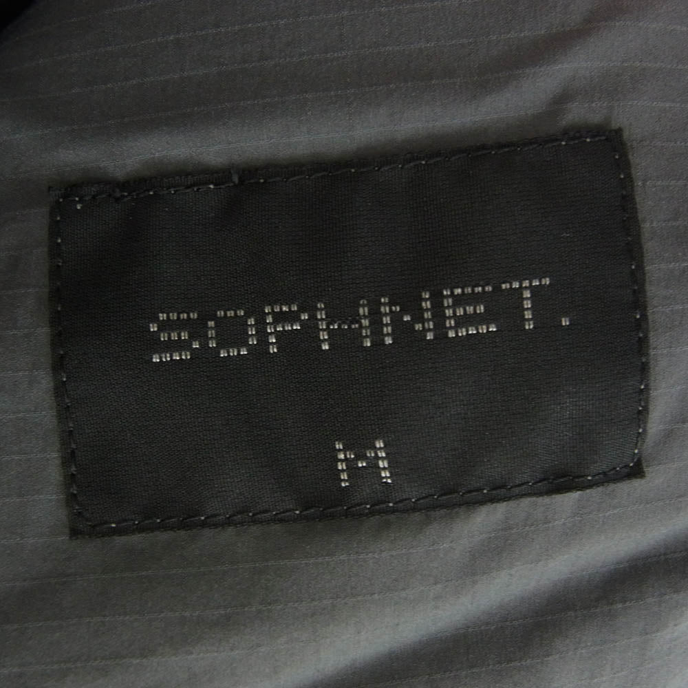 SOPHNET. ソフネット SOPH-232039 LIGHT WEIGHT STRETCH RIP STOP DOWN VEST ライト ダウン ベスト グレー系 M【新古品】【未使用】【中古】