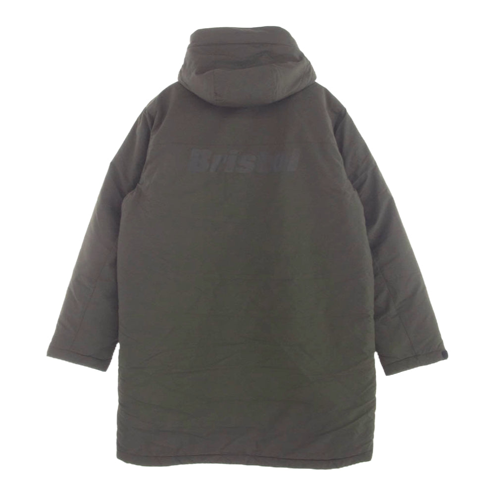 F.C.R.B. エフシーアールビー 24AW FCRB-242050 PADDED BENCH COAT 中綿 ベンチ コート カーキ系 XL【新古品】【未使用】【中古】