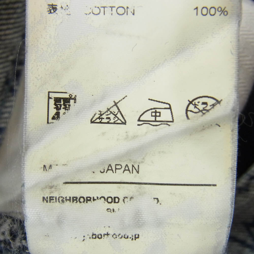 NEIGHBORHOOD ネイバーフッド 08EX STUSSY ステューシー BONEYARDS MIDIUM  Denim Pants サベージ ミディアム デニム パンツ インディゴブルー系 S【中古】