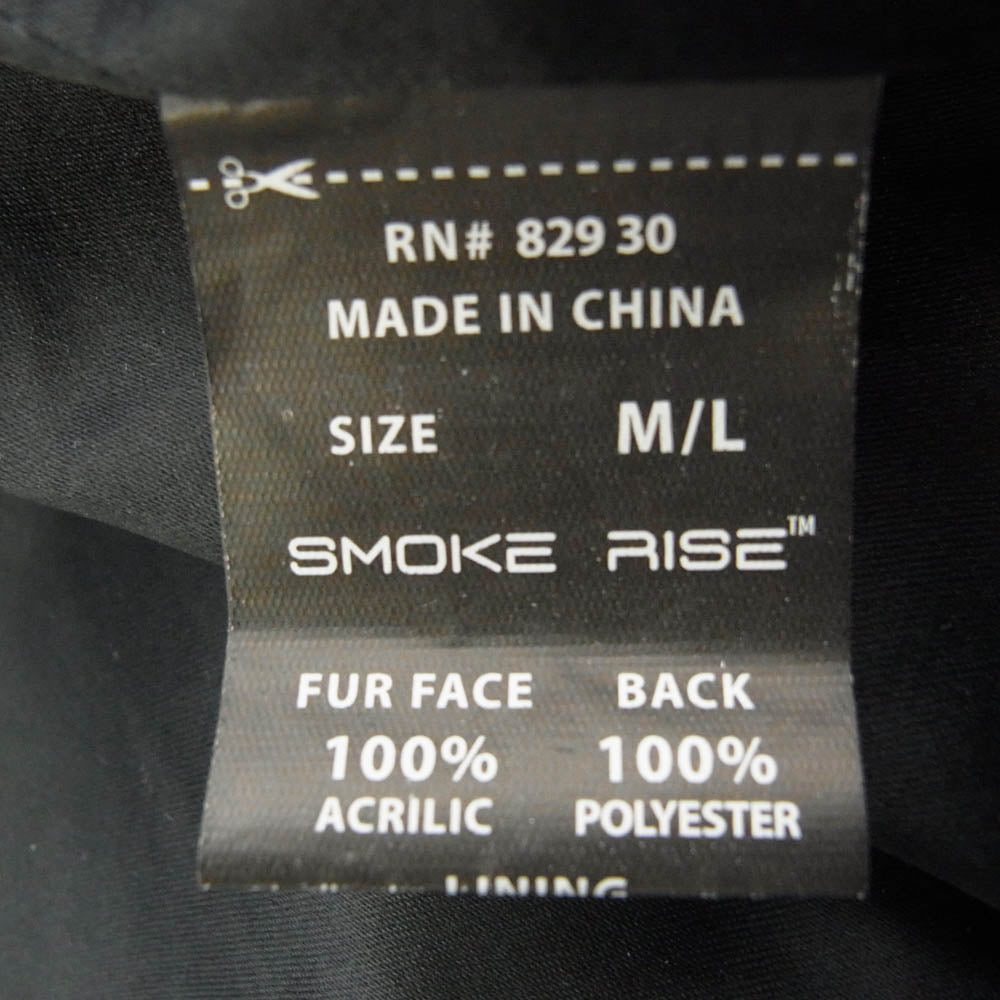 スモークライズ JJ9088 FULL FAUX FUR COAT フル フェイク ファー コート ジャケット M/L ホワイト系 ブラック系 M/L【新古品】【未使用】【中古】