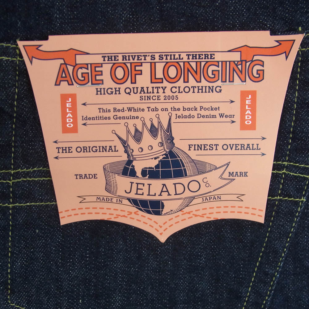 JELADO ジェラード JP94301E 301XX standard straight denim pants デニム パンツ ジーンズ インディゴブルー系 W31【新古品】【未使用】【中古】