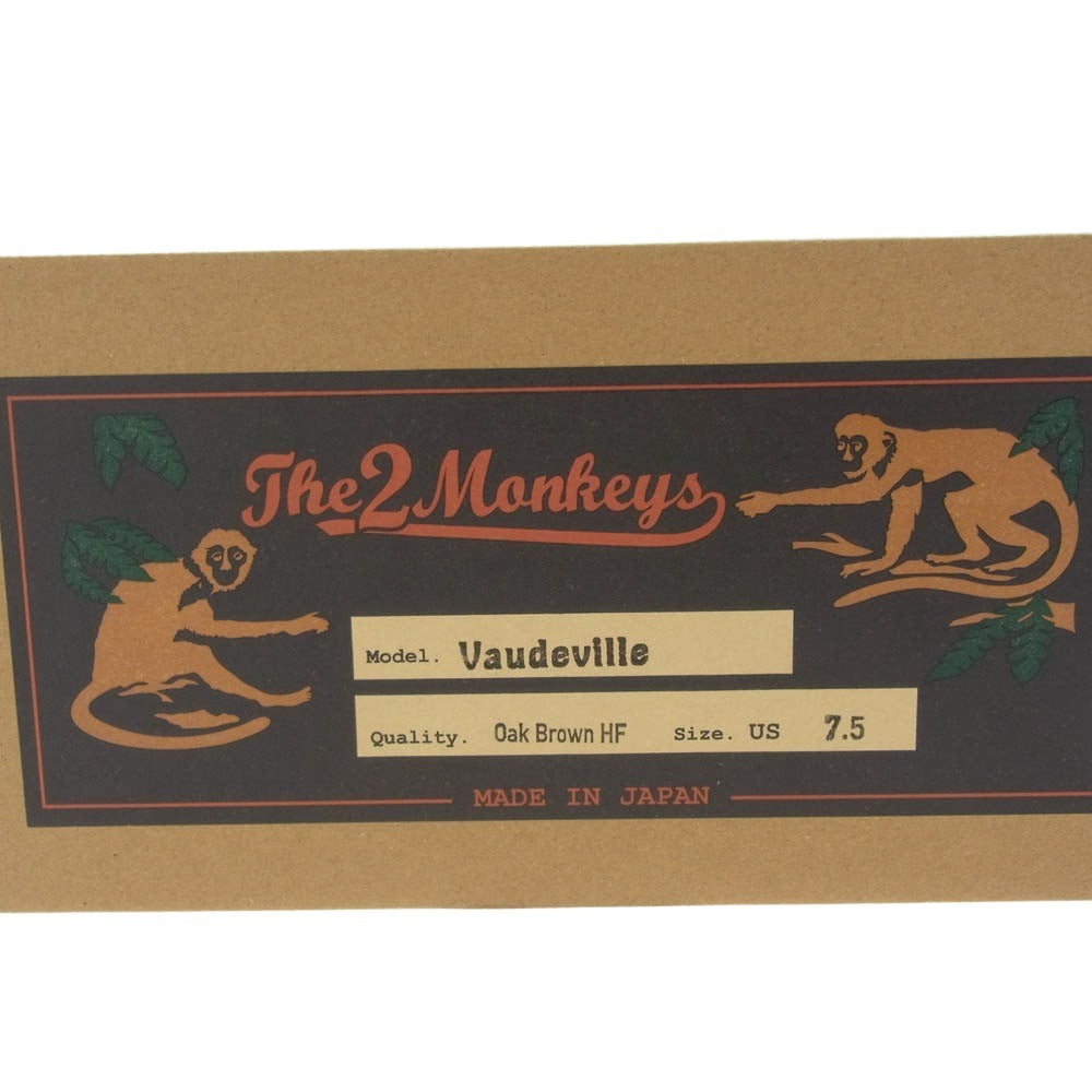 JELADO ジェラード the 2 monkeys ザ トゥーモンキーズ vaudeville ヴォードビル ワーク ブーツ Oak Brown ブラウン系 US7.5【新古品】【未使用】【中古】