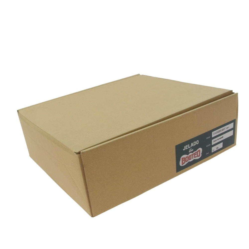 JELADO ジェラード 茶芯 the BOOTED ENGINEER BOOT BLACK エンジニア ブーツ ブラック系 US8.5【新古品】【未使用】【中古】