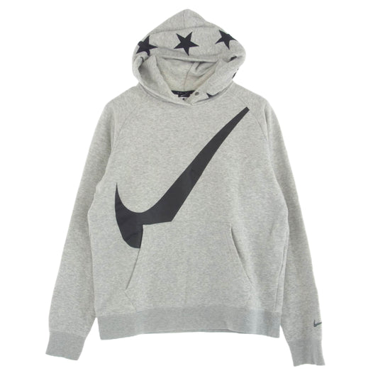 F.C.R.B. エフシーアールビー 15AW 789529-063 SWEAT HOODIE ビッグスウェット ロゴ スウェット フーディ パーカー グレー系 L【中古】