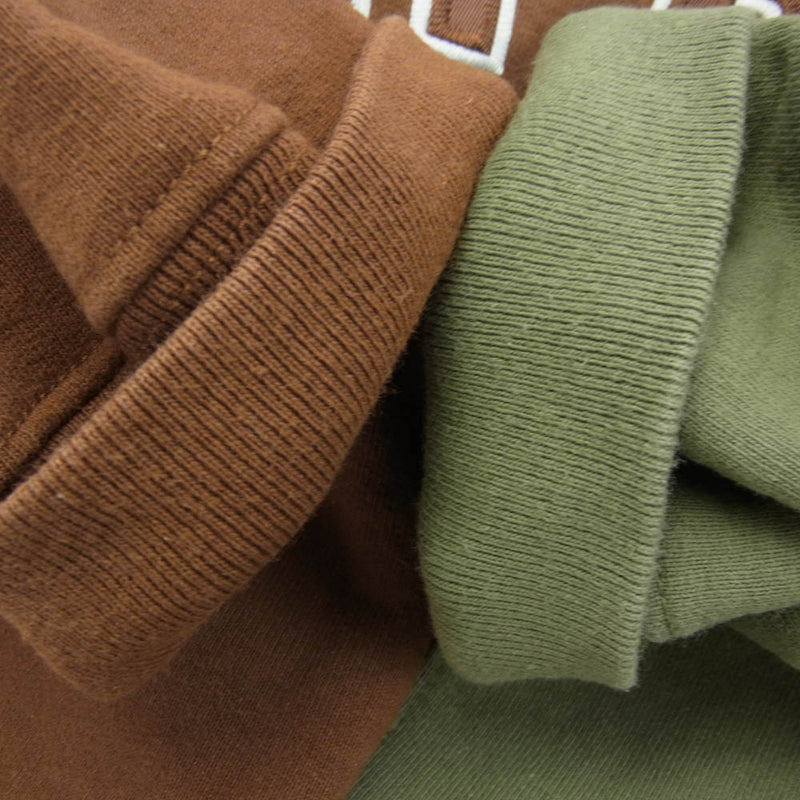 Supreme シュプリーム 18AW Split Crewneck Sweatshirt Brown  