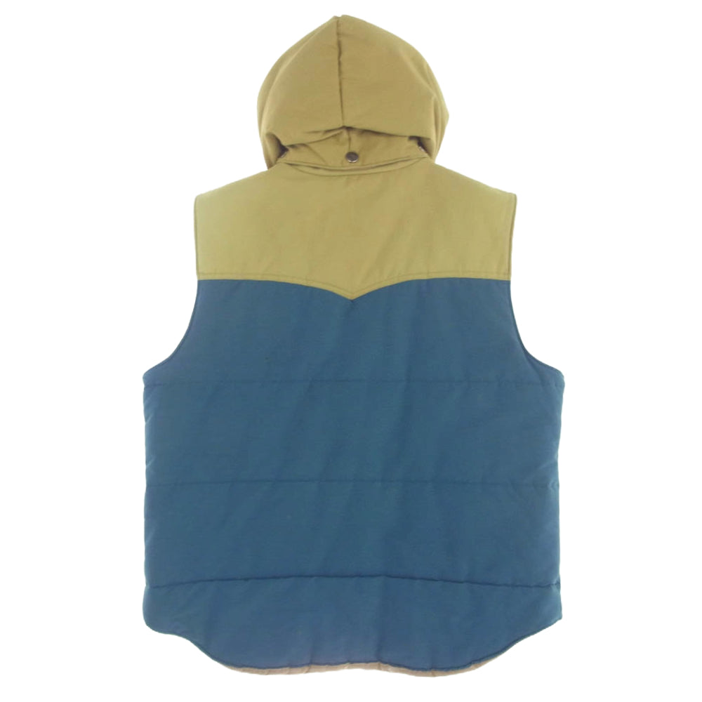 SUGAR CANE シュガーケーン パディング フーデッド ベスト 中綿 フード着脱 M【中古】