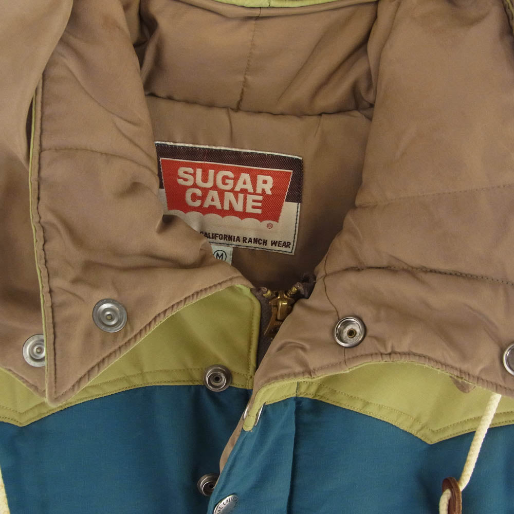 SUGAR CANE シュガーケーン パディング フーデッド ベスト 中綿 フード着脱 M【中古】