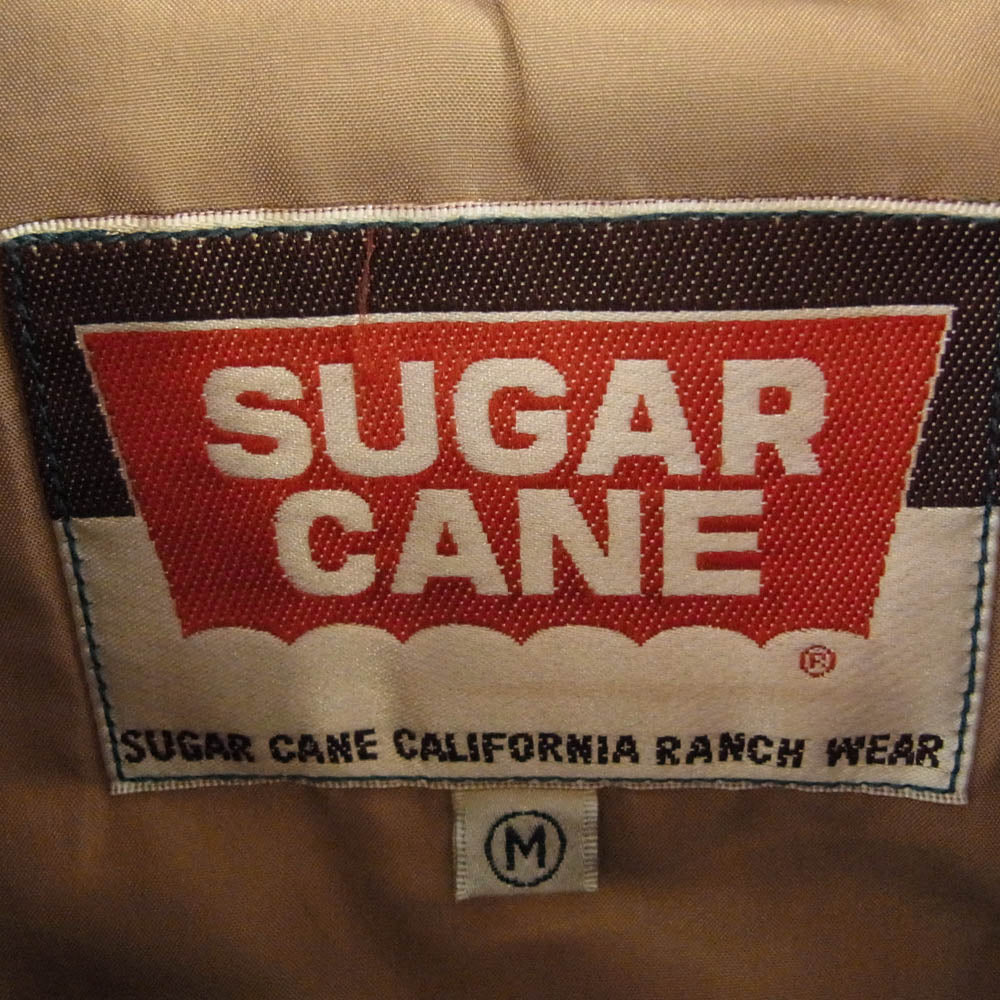 SUGAR CANE シュガーケーン パディング フーデッド ベスト 中綿 フード着脱 M【中古】