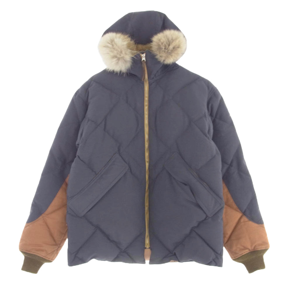 TOY'S McCOY トイズマッコイ 10141277 MILITARY DOWN PARKA ミリタリー ダウン パーカー ダウン ジャケット グレー系 ブラウン系 38【中古】