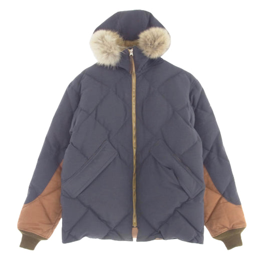 TOY'S McCOY トイズマッコイ 10141277 MILITARY DOWN PARKA ミリタリー ダウン パーカー ダウン ジャケット グレー系 ブラウン系 38【中古】