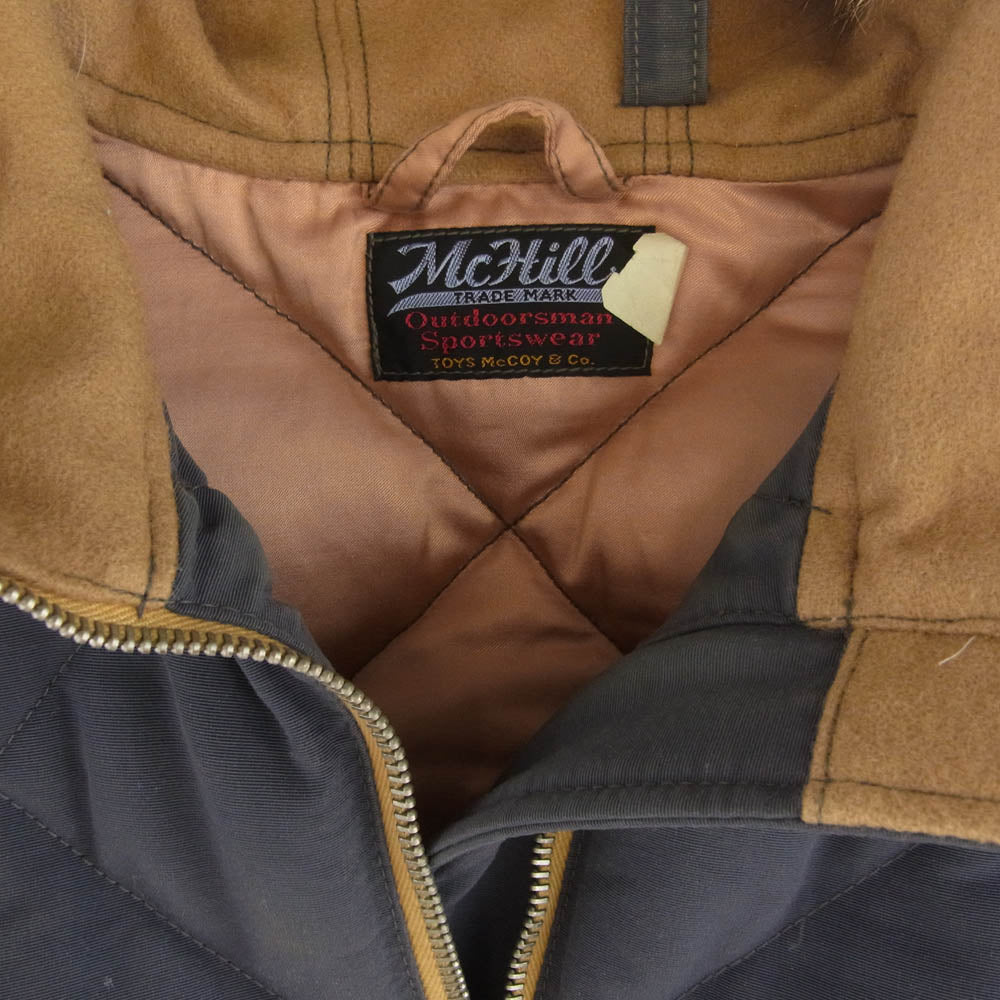 TOY'S McCOY トイズマッコイ 10141277 MILITARY DOWN PARKA ミリタリー ダウン パーカー ダウン ジャケット グレー系 ブラウン系 38【中古】