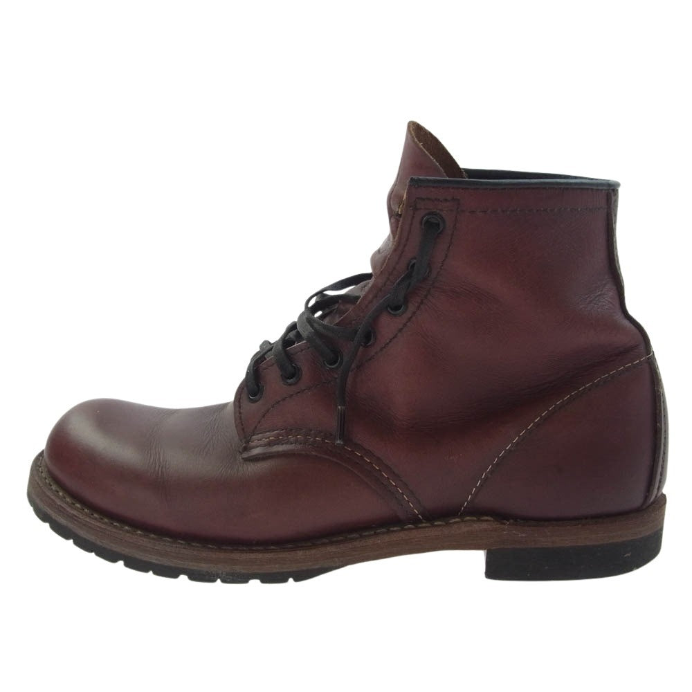 RED WING レッドウィング 9011 BECKMAN BOOTS ベックマン ブラックチェリー レザー ブーツ ブラウン系 27cm【中古】