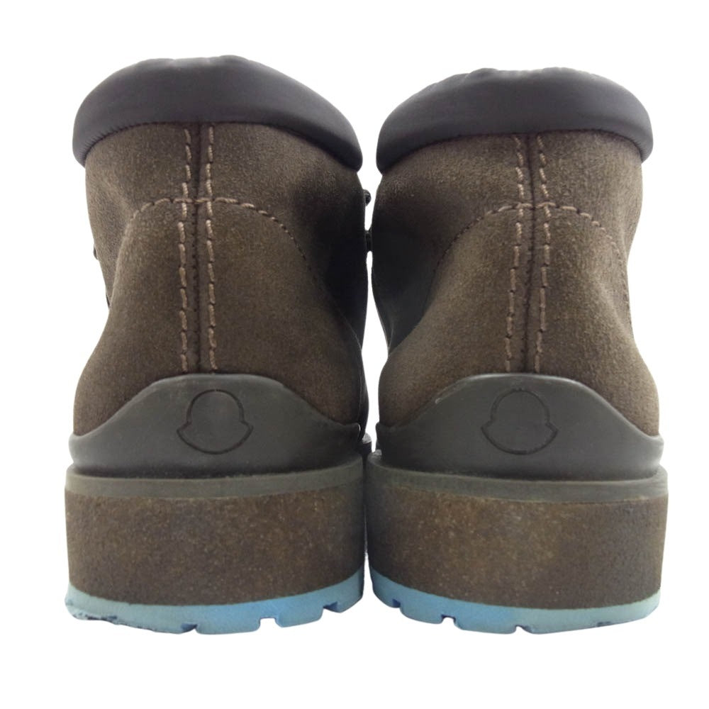 MONCLER モンクレール H20924D00020 M2285 × Clarks クラークス WALLABEE ワラビー スエード シューズ　 ブラウン系 26.5cm【中古】