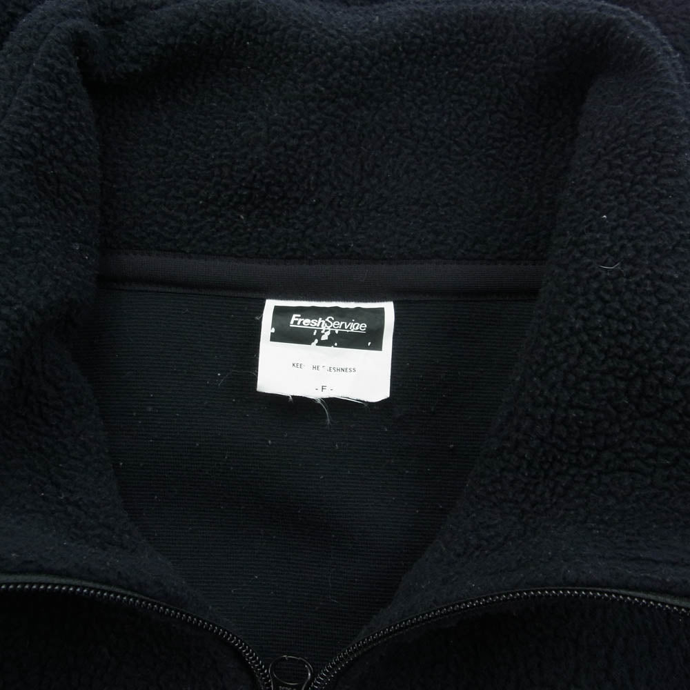 FreshService フレッシュサービス FSW-21-PO POLARTEC FLEECE PULLOVER ポーラテック フリース プルオーバー ジャケット ブラック系 F【中古】