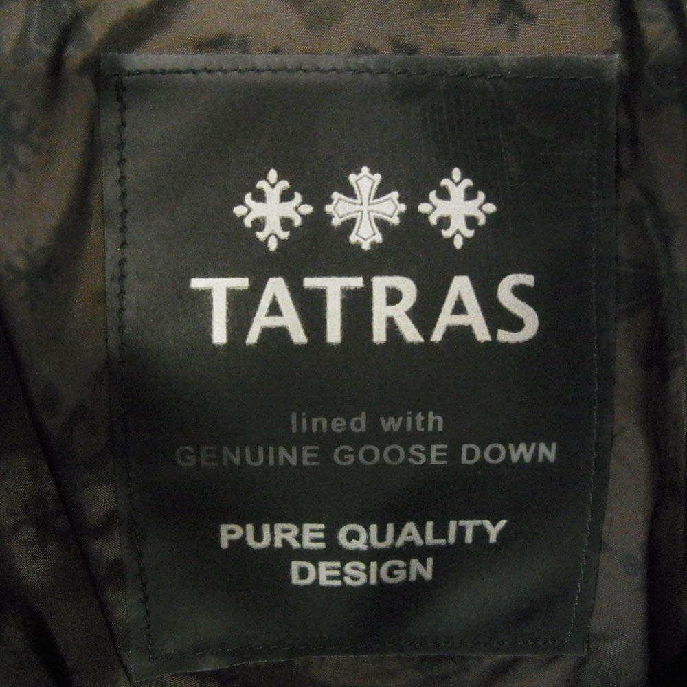 TATRAS タトラス MTA16A4387 METAURO メタウロ フード ダウン ジャケット グリーン系 02【中古】