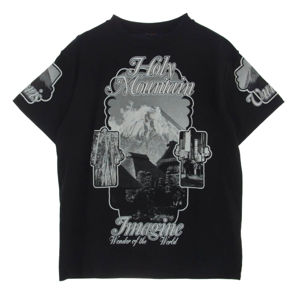 LOUIS VUITTON ルイ・ヴィトン 19AW RM192M NPG HHY01W Holy Mountain Print T-shirt ホーリー マウンテン プリント 半袖 Tシャツ ブラック系 S【中古】