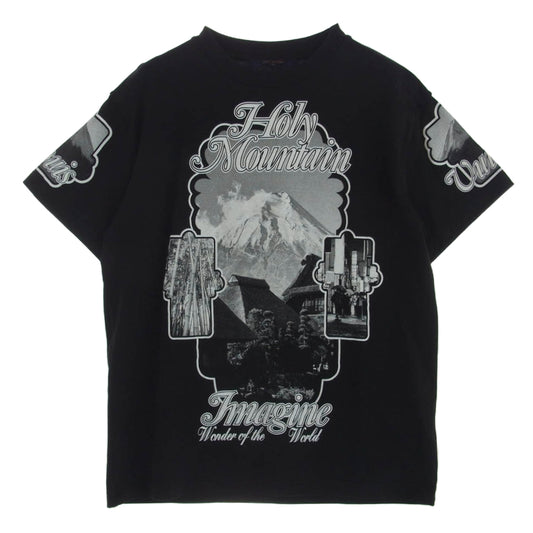LOUIS VUITTON ルイ・ヴィトン 19AW RM192M NPG HHY01W Holy Mountain Print T-shirt ホーリー マウンテン プリント 半袖 Tシャツ ブラック系 S【中古】