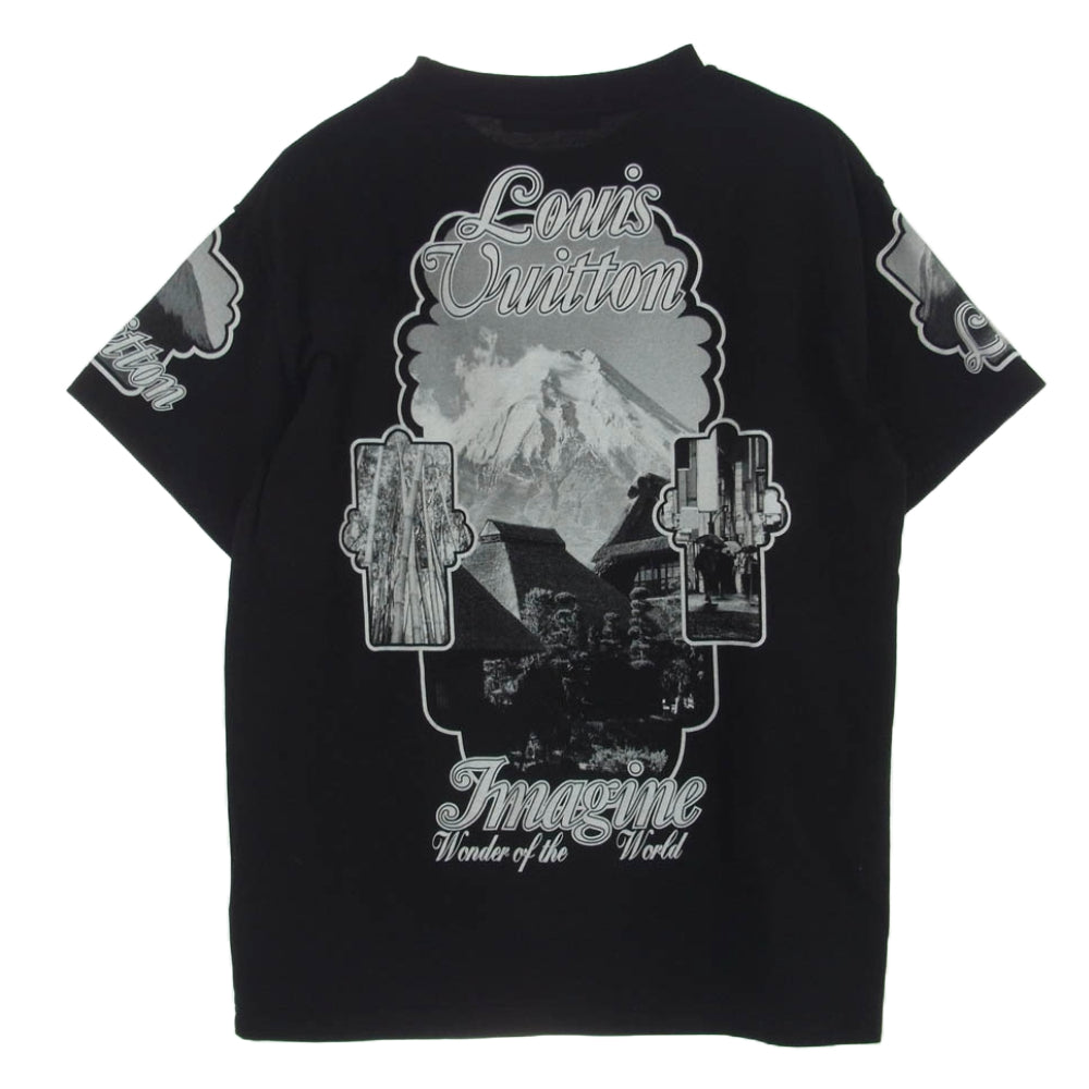 LOUIS VUITTON ルイ・ヴィトン 19AW RM192M NPG HHY01W Holy Mountain Print T-shirt ホーリー マウンテン プリント 半袖 Tシャツ ブラック系 S【中古】
