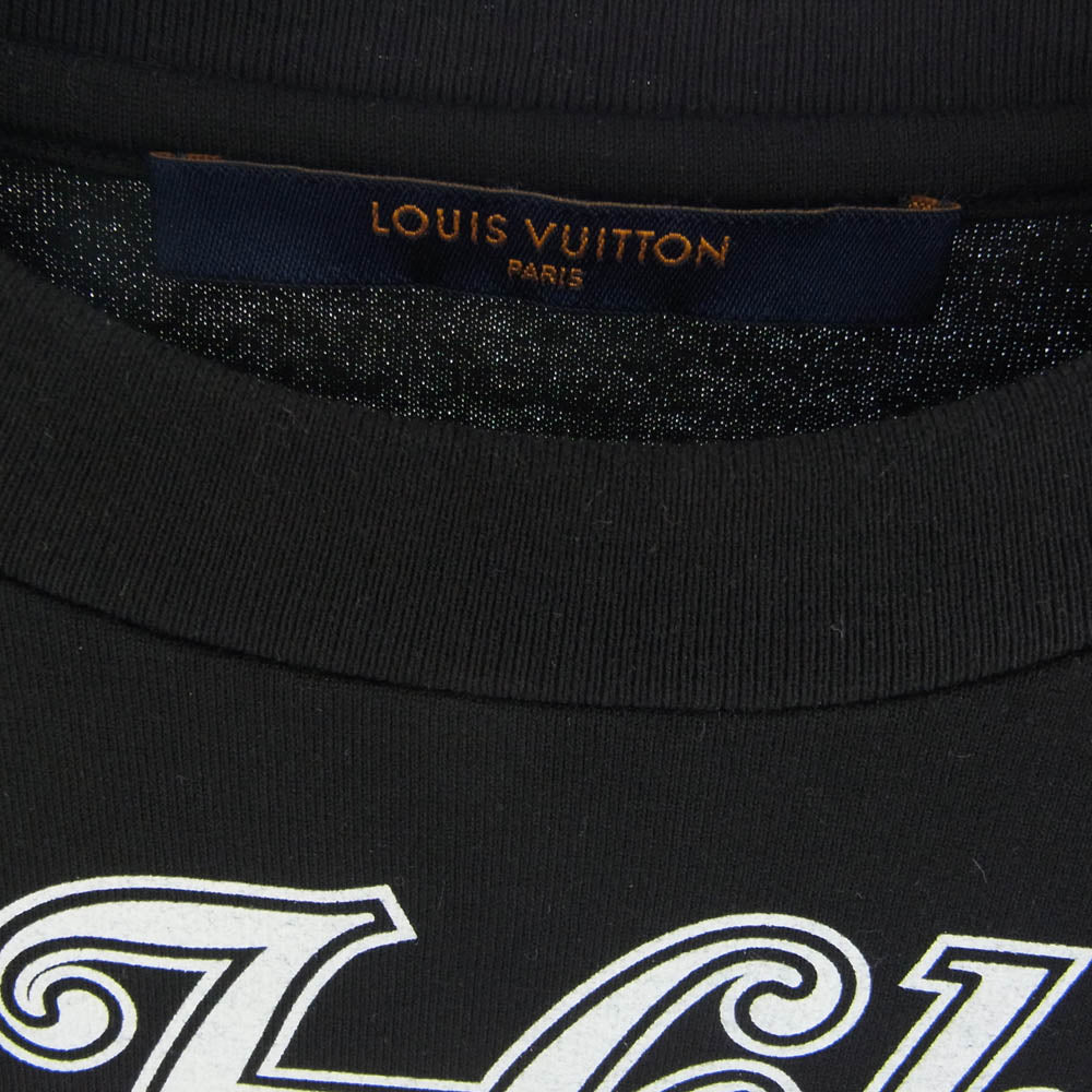 LOUIS VUITTON ルイ・ヴィトン 19AW RM192M NPG HHY01W Holy Mountain Print T-shirt ホーリー マウンテン プリント 半袖 Tシャツ ブラック系 S【中古】