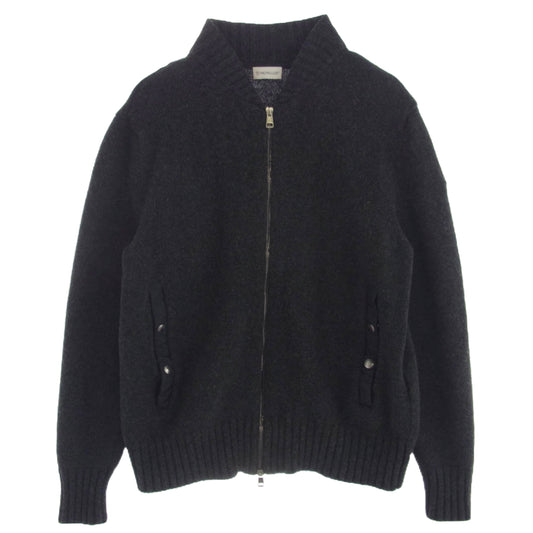 MONCLER モンクレール C20919409600 9799K モンクレールジャパンタグ MAGLIONE TRICOT CARDIGAN ウール ニット ブルゾン グレー系【中古】