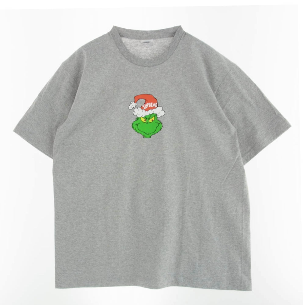 Supreme シュプリーム 24AW Grinch Tee グリンチ クルーネック 半袖 Tシャツ グレー系 M【新古品】【未使用】【中古】