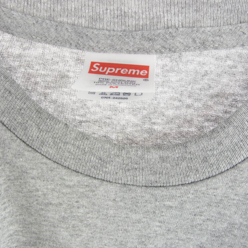 Supreme シュプリーム 24AW Grinch Tee グリンチ クルーネック 半袖 Tシャツ グレー系 M【新古品】【未使用】【中古】