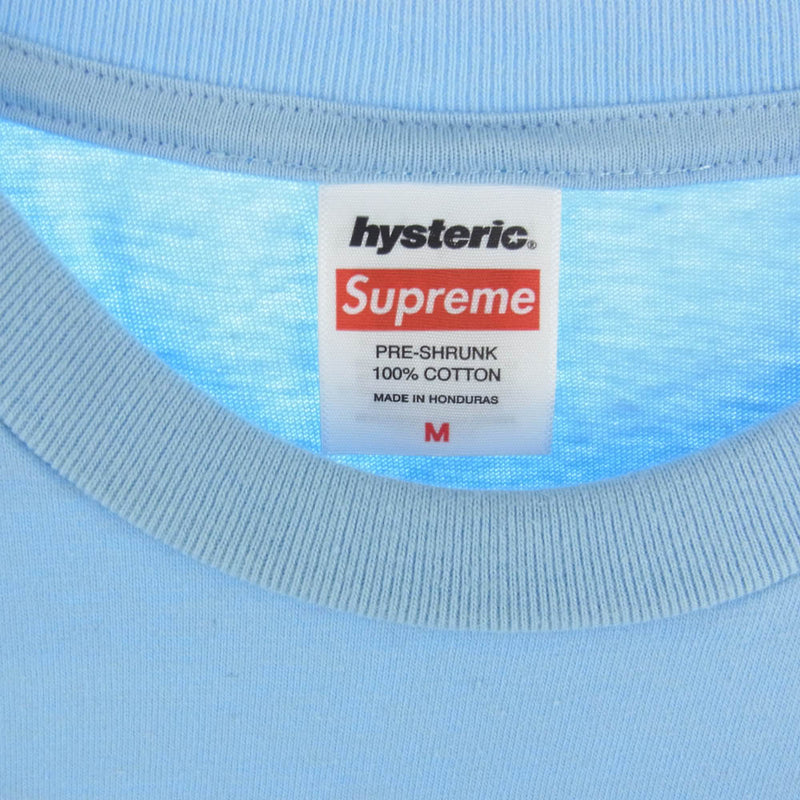 Supreme シュプリーム HYSTERIC GLAMOUR ヒステリックグラマー 24AW Headcase Tee ヘッドケース 半袖 Tシャツ ライトブルー系 M【新古品】【未使用】【中古】